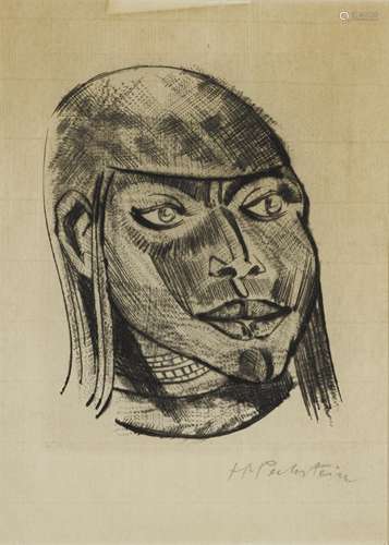 MAX PECHSTEIN (1881-1955); Palaumädchen;