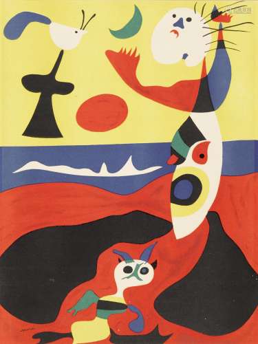 Joan Miró (1893-1983); L'Été, from Verve No. 3;