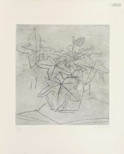 Georges Braque (1882-1963); Le lierre (Ivy);