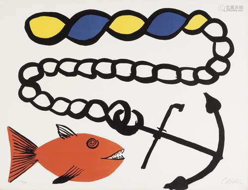 Alexander Calder (1898-1976); Fish and Anchor;