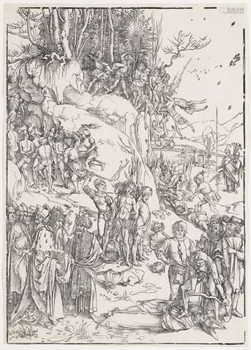 Albrecht Dürer (1471-1528); The Martyrdom of Ten Thousand;