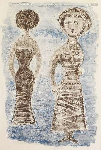 Massimo Campigli (1895-1971); Serata d'Ottobre; Le Amiche; (...