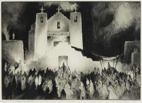 Gene Kloss (1903-1996); Return of the Processional;