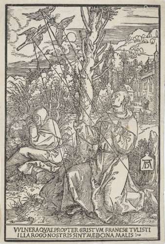 Albrecht Dürer (1471-1528); St. Francis Receiving the Stigma...