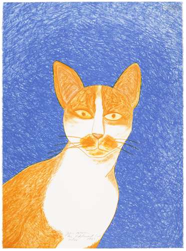 Joan Brown (1938-1990); Adolescent Cat;