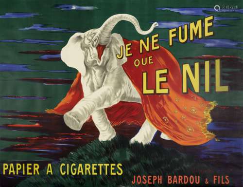 Leonetto Cappiello (1875-1942); Je Ne Fume Que Le Nil (Papie...