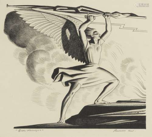 Rockwell Kent (1882-1971); Glory, Glory Hallelujah;