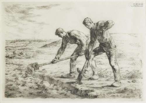 Jean-François Millet (1814-1875); The Diggers; The Large She...