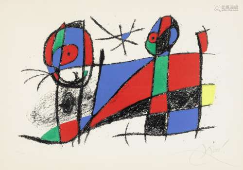 Joan Miró (1893-1983); From Joan Miró Lithographs II;