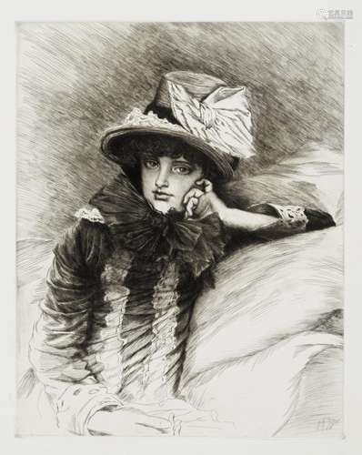 James Jacques Joseph Tissot (1836-1902); Berthe;