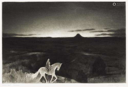 Gene Kloss (1903-1996); Sundown; Rabbit Hunters on The Way; ...