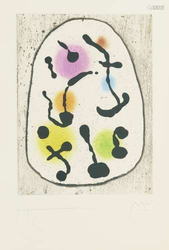 Joan Miró (1893-1983); Catalogue de l'Exposition à la Pierre...