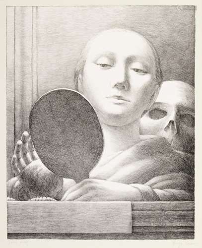 George Tooker (1920-2011); The Mirror;