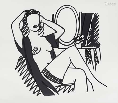 Tom Wesselmann (1931-2004); Nude and Mirror;