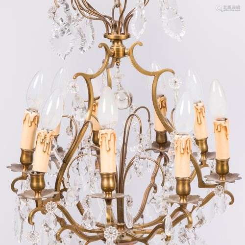 A Louis XV-style pendant chandelier, France, 20th century.