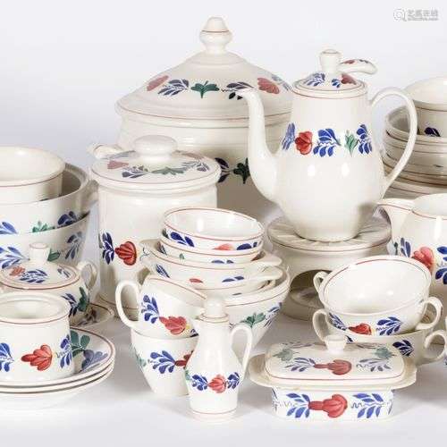 A (113) piece 'Boerenbont' part dinnerware set, 20th century...