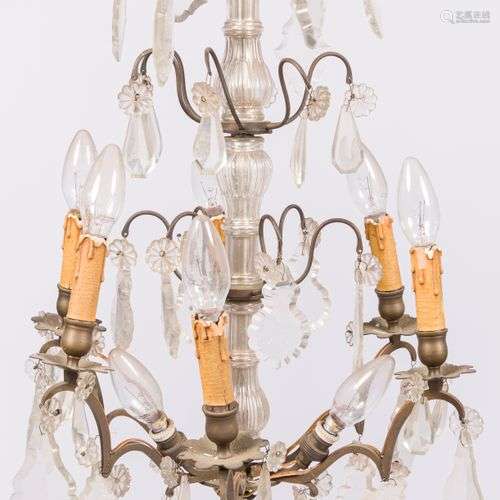 A Louis XV-style chandelier, France, 20th century.