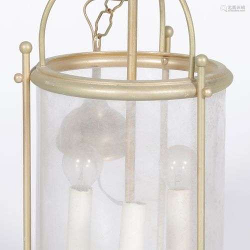 A brass hall lantern, France, mid. 20th century.