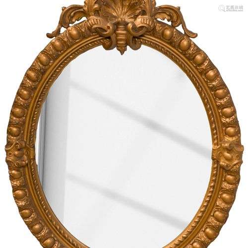 A monumental oval baroque style mirror frame, Italy, 1st hal...