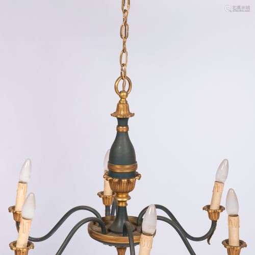 A ZAMAC Charles X-style pendant chandelier, France, mid. 20t...