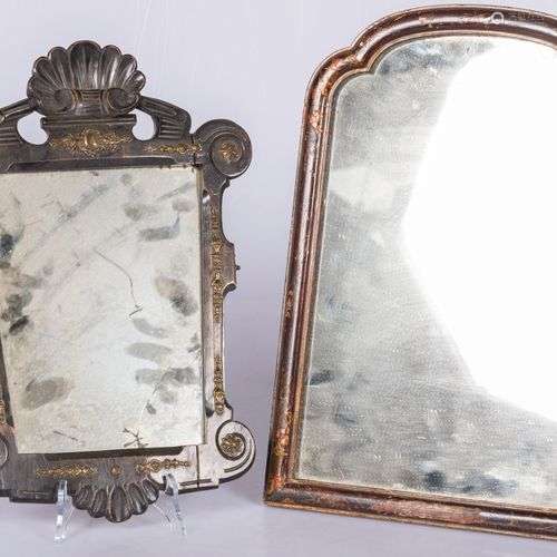 A lot comprised of (2) various mirror frames, o.w. one with ...