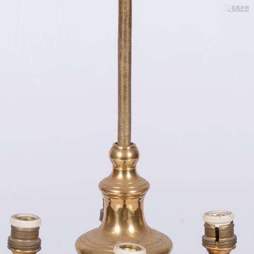 A brass Florentine model bouilotte-style table lamp, 20th ce...