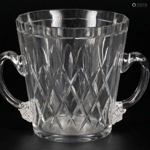 Champagne cooler bohemian crystal