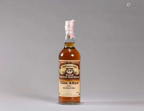 格兰阿尔班1963 19年  鉴赏家精选系列单一麦芽威士忌