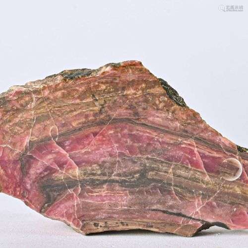 TRES RARE RHODONITE SARACOLLIN HTES PYRENNEES (11cm)