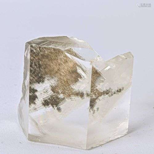 EXCEPTIONNELLE CALCITE GEMME AVEC INCLUSIN CHINE (9cm)