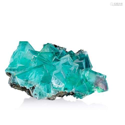 RARISSIME FLUORINE VERTE JBEL MOUFRES MAROC (20cm)