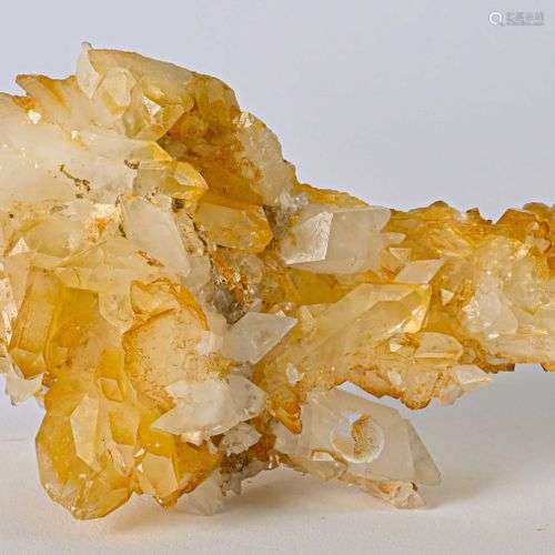 TRES BEAU GROUPE DE QUARTZ ET CALCITE FLOTTANT MAURIENNE(15c...