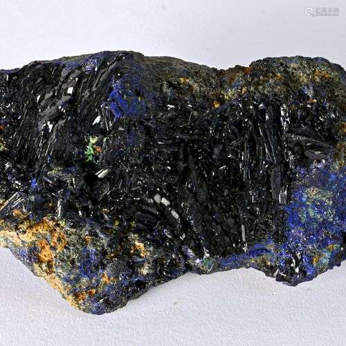 AZURITE BRILLANTE TOUISSIT MAROC (13cm)