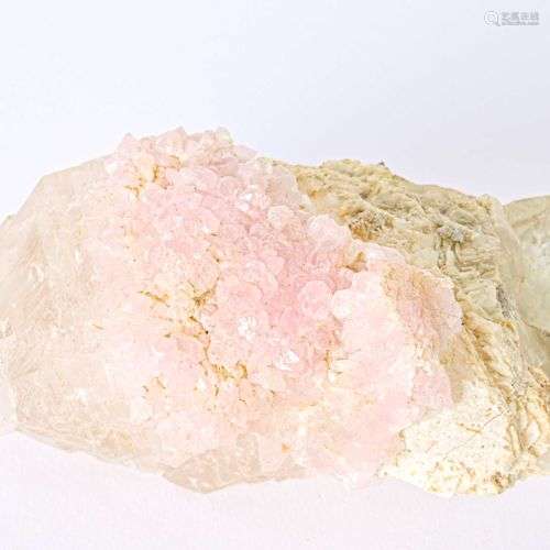 QUARTZ ROSE CRISTALLISE ET MICA BRESIL (16cm)