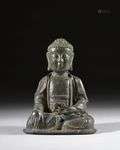 STATUETTE DE BOUDDHA EN BRONZE, Chine, dynastie Ming, XVIIe ...