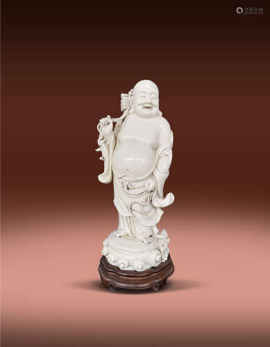 十九世纪德化白瓷雕佛像