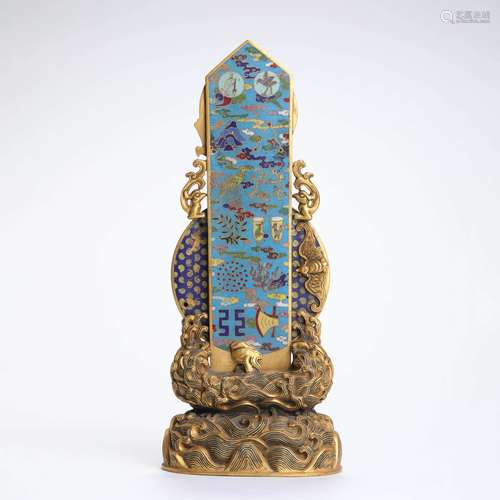 A Gilt Cloisonne Enamel Ornament, Gui