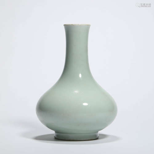 A Celadon-Glazed Pear-Shaped Vase