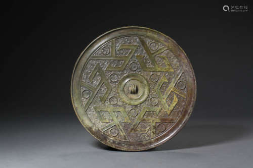 An Archaistic Bronze Circular Mirror