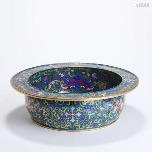 A Gilt Cloisonne Enamel Charger