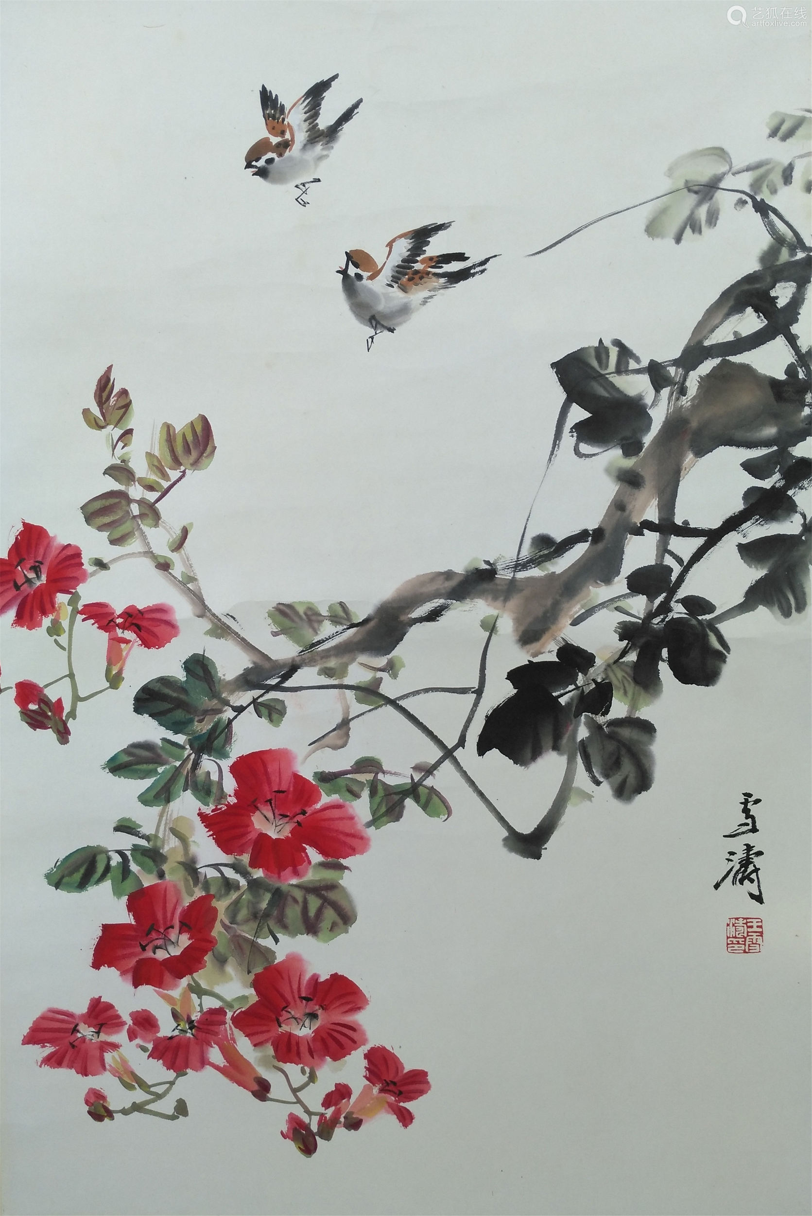 王雪清凌霄花开迎春来