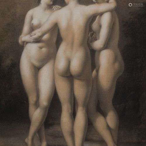 Baron Jean-Baptiste REGNAULT (Paris 1754 - 1829) Les Trois G...