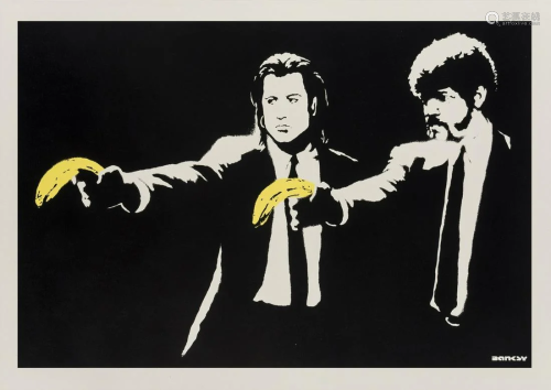 ** δ Banksy (b.1974) Pulp Fiction