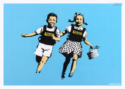 δ Banksy (b.1974) Jack and Jill (Police Kids)