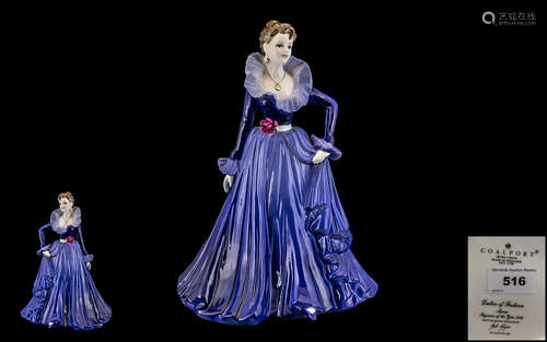 Coalport - Fine Bone China Hand Painted Figurine ' Ladies of...