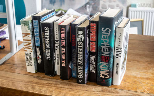 Collection of Stephen King Hardback Books, comprising: Miser...