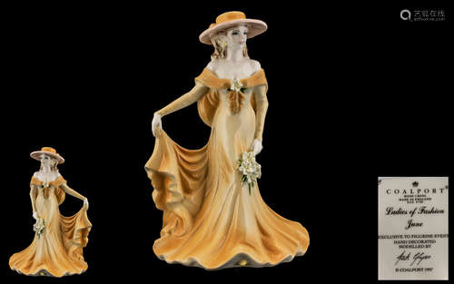 Coalport - Fine Bone China Exclusive Hand Painted Figurine '...