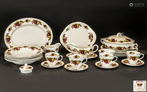 'Debonair' Staffordshire Bone China Set comprising four cups...