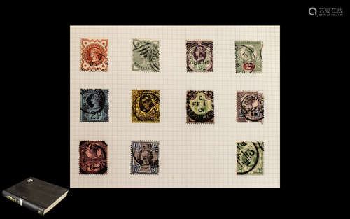 Large Spring Back Stamp Tower Album of GB Stamps. From Queen...