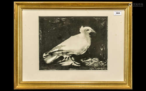 Picasso Print Titled 'The Dove', copy of the original Artist...